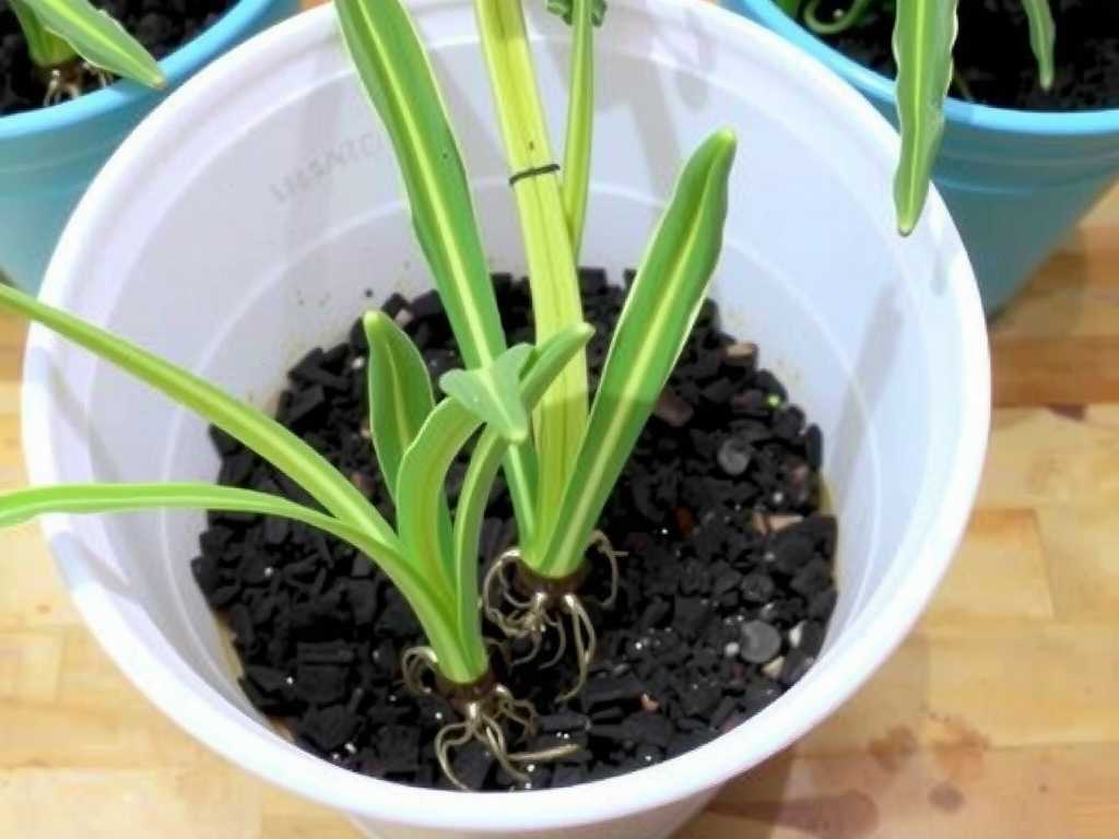 Spider Plant Leaf Cutting Propagation: Leaf Selection and Rooting Conditions(1)