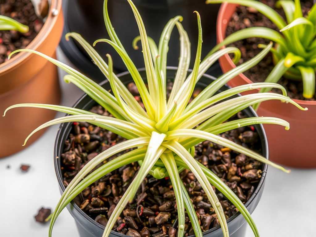Variegated Spider Plant Seed Propagation: Temperature Control for Indoor Sowing(1)
