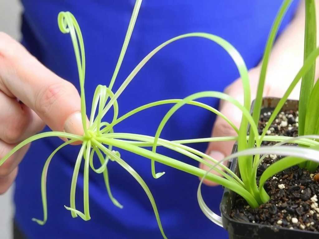 Spider Plant Stem Rot: Pruning and Disinfection Methods in Early Stages(1)