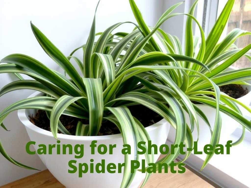 Care for Short-Leaf Spider Plants: Light Tips to Promote Plump Leaves