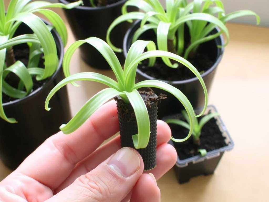 Spider Plant Cutting Propagation: Medium Selection (Vermiculite vs. Peat Moss)(1)