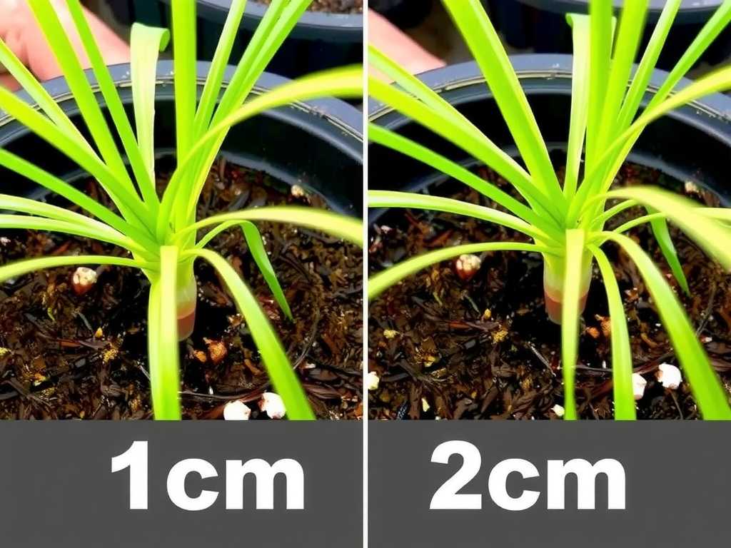 Spider Plant Seed Propagation: Control of Soil Covering Thickness (1cm vs. 2cm)