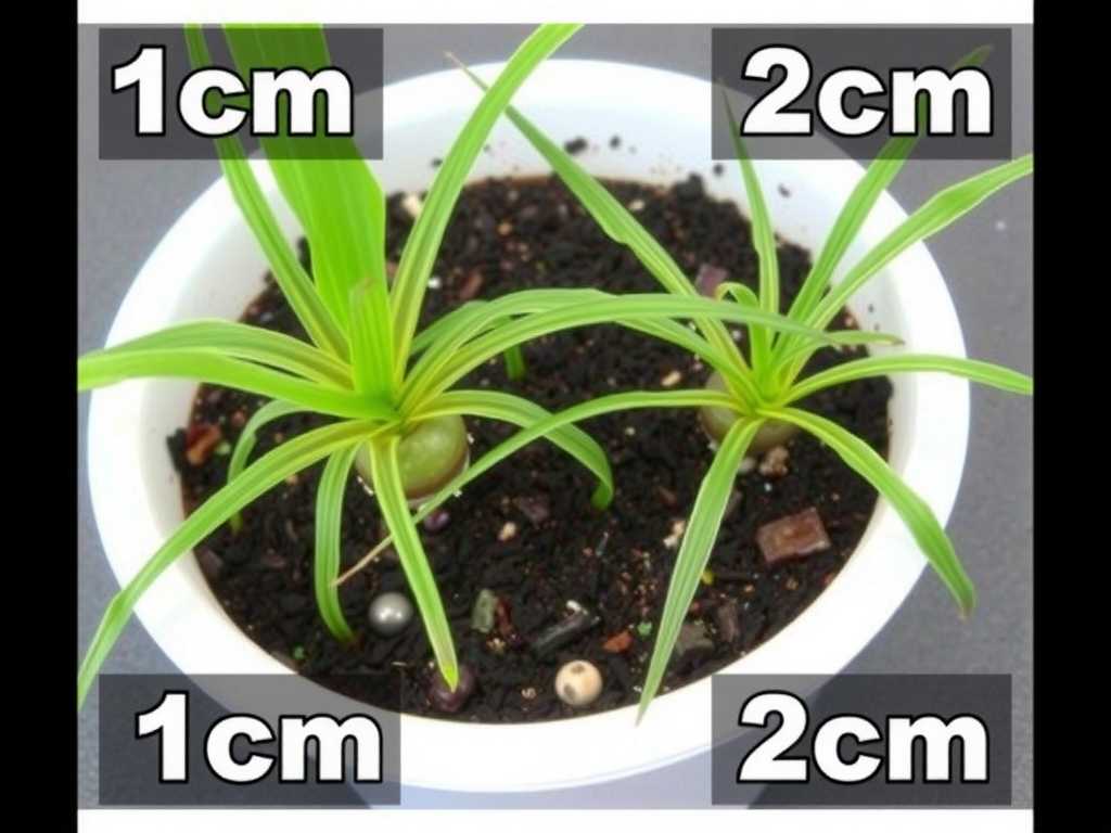 Spider Plant Seed Propagation: Control of Soil Covering Thickness (1cm vs. 2cm)(1)