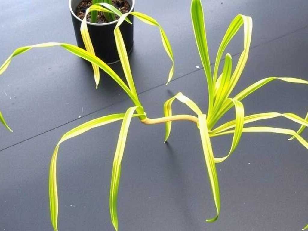 Spider Plant Division Propagation: Sequence for Separating Multiple Clumps(1)