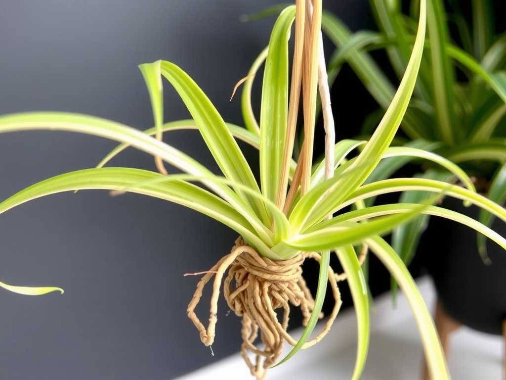 Spider Plant Runner Propagation: Moisturizing Measures for Unrooted Offshoots