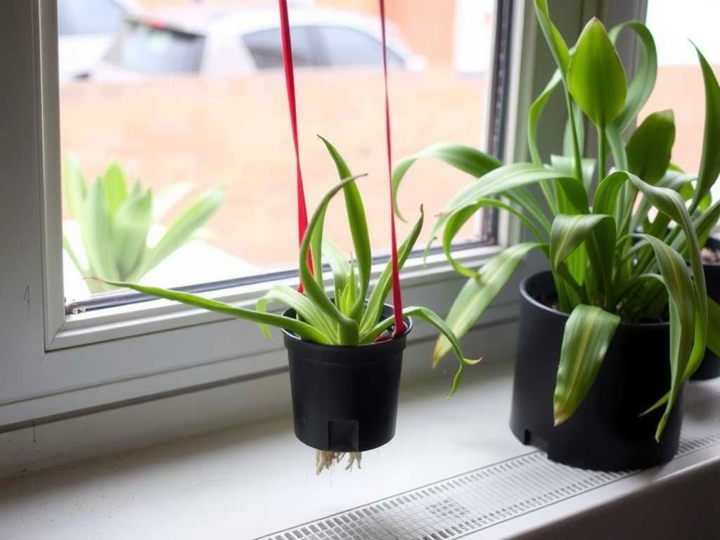 Spider Plant Propagation Ventilation: Control of Window Opening Frequency to Avoid Root Suffocation
