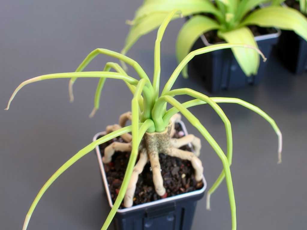 Spider Plant Mature Stump Propagation: Fertilization Tips to Promote New Shoots After Division(1)