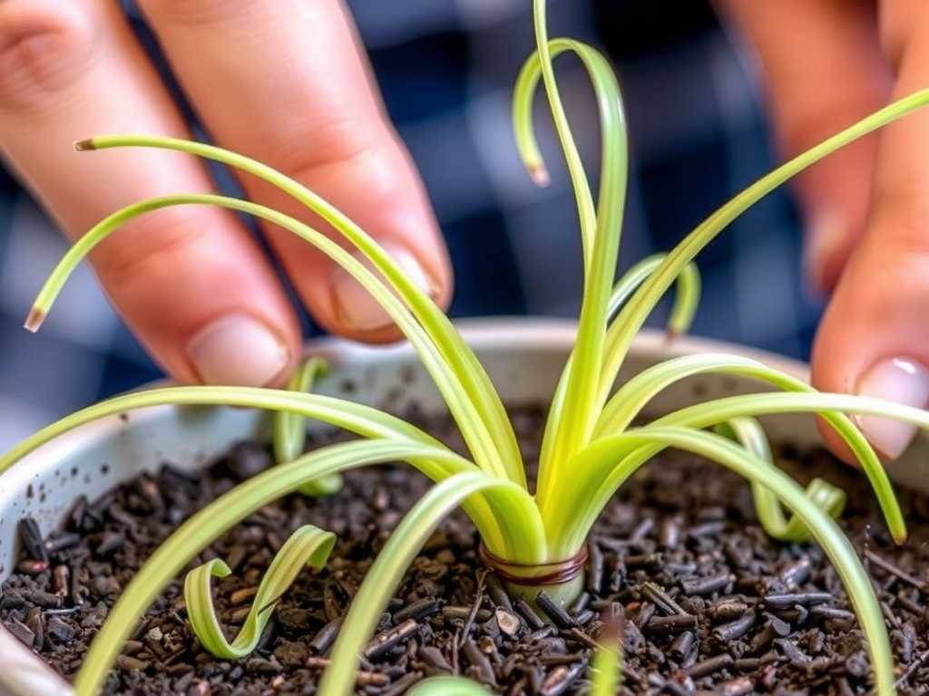 Spider Plant Seed Propagation: Standard for Controlling Soil Covering Thickness