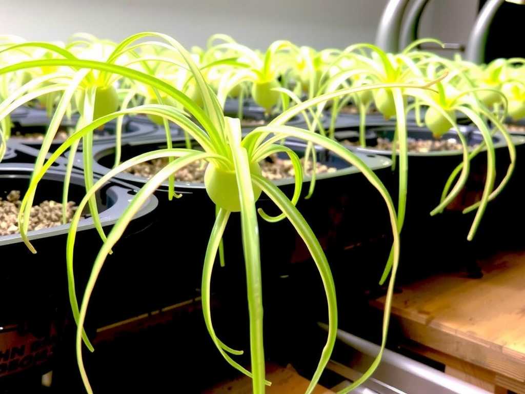 Spider Plant Hydroponic Propagation: Timing for Adding Nutrient Solution(1)