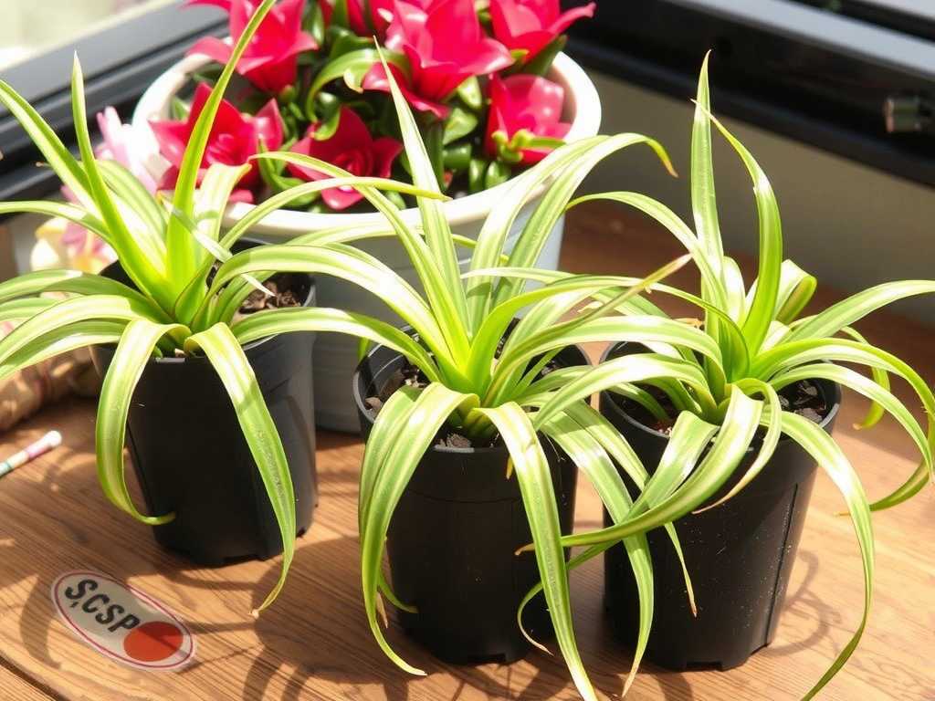 Spider Plant Propagation in Summer: Shading and Ventilation to Avoid High Temperatures
