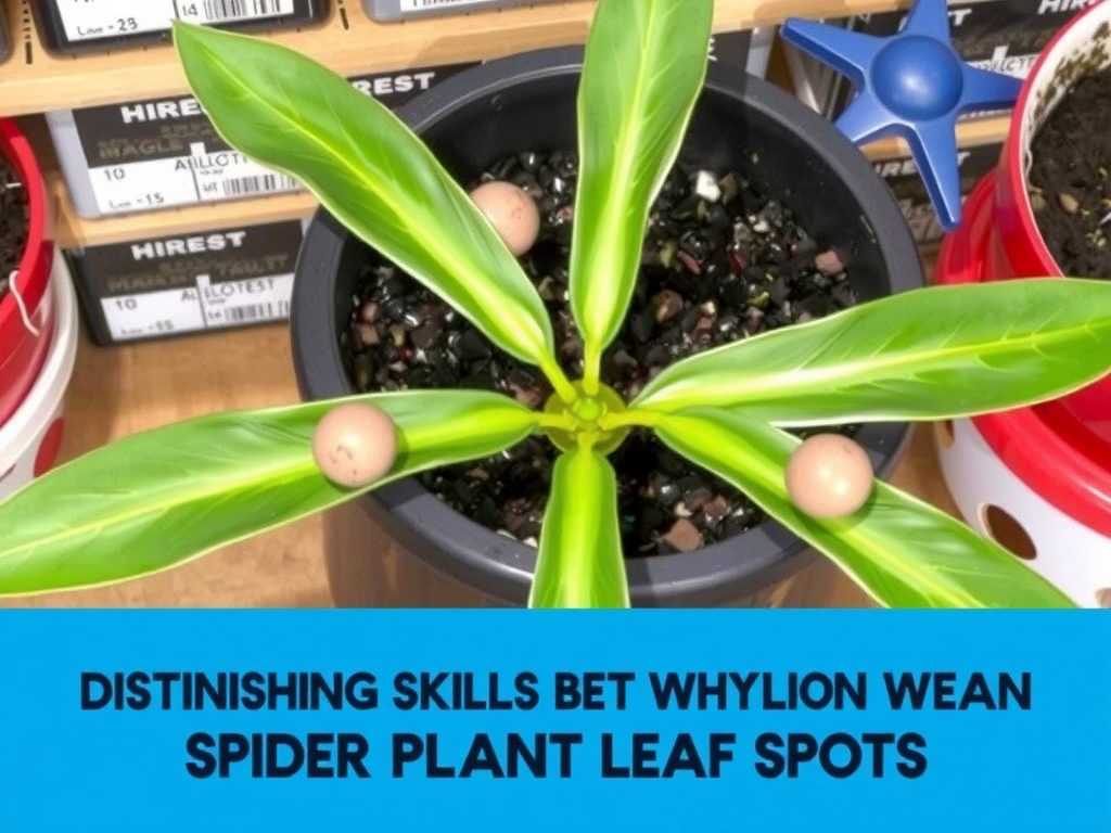 Spots on Spider Plant Leaves: Distinguishing Skills Between Physical Damage and Diseases(1)