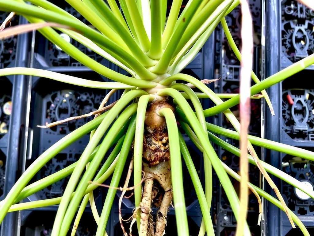 Blackened Roots of Spider Plants: Medicinal Treatment for Fungal Rot
