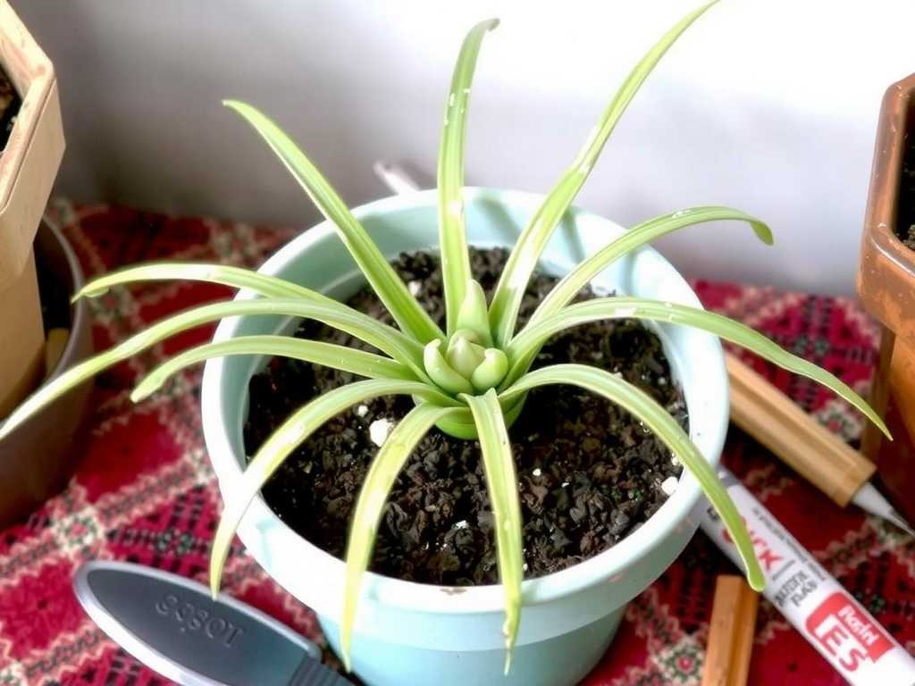 Compacted Spider Plant Potting Soil: Improvement Effect of Adding Perlite
