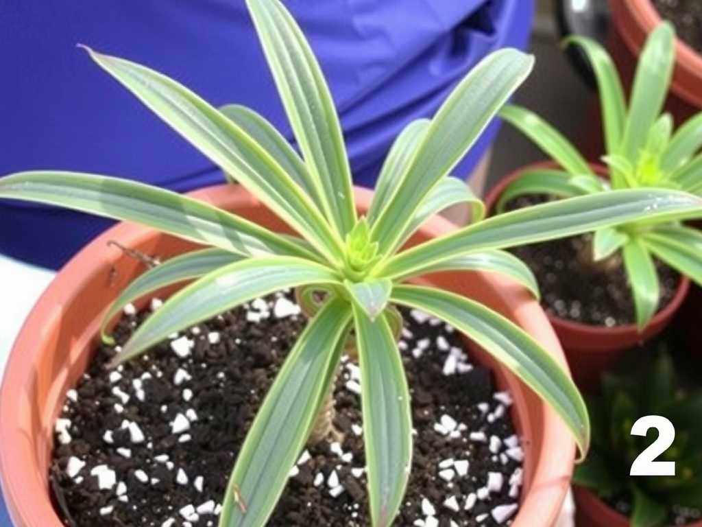 Compacted Spider Plant Potting Soil: Improvement Effect of Adding Perlite(1) Compacted Spider Plant Potting Soil: Improvement Effect of Adding Perlite(1)