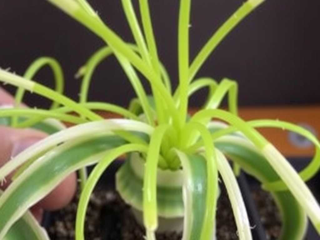 Soft Stems on Spider Plants: Cutting and Disinfection of Rotten Parts
