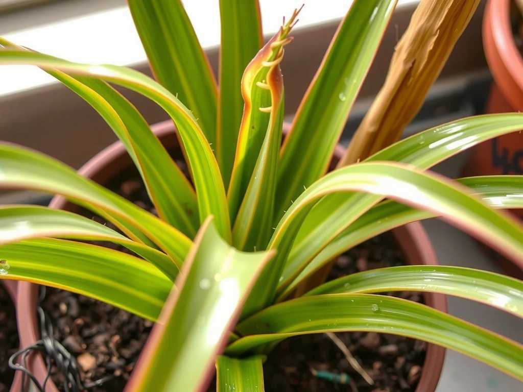 Brown and Withered Leaf Tips on Spider Plants: Correct Way to Spray Water on Leaves