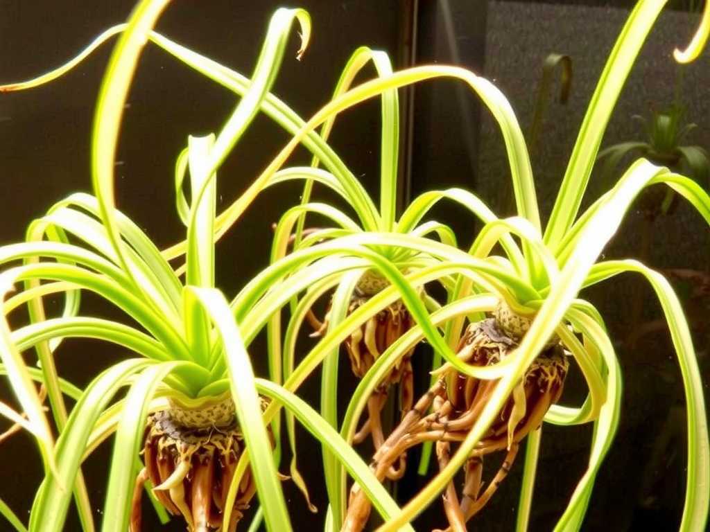 Whitening and Wilting Leaves on Spider Plants: Remedial Measures for Excessive Light