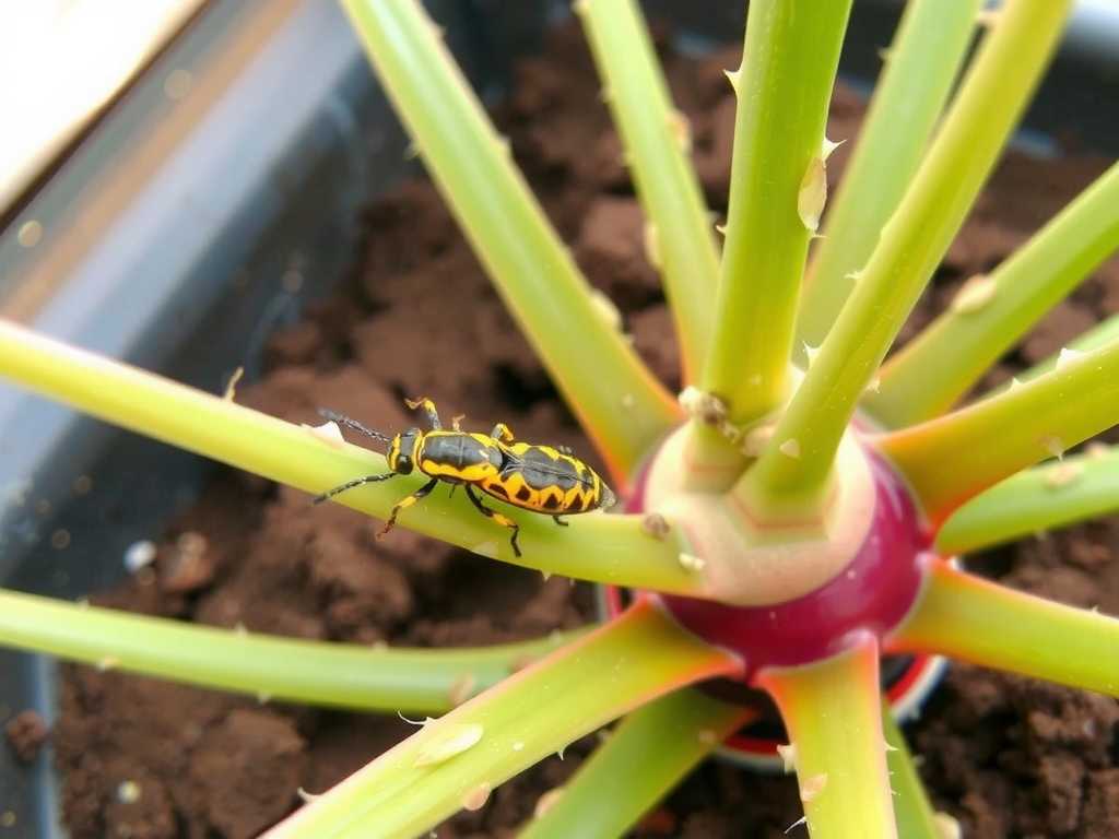 Recurrent Aphids on Spider Plants: Double Cleaning of Soil and Plants