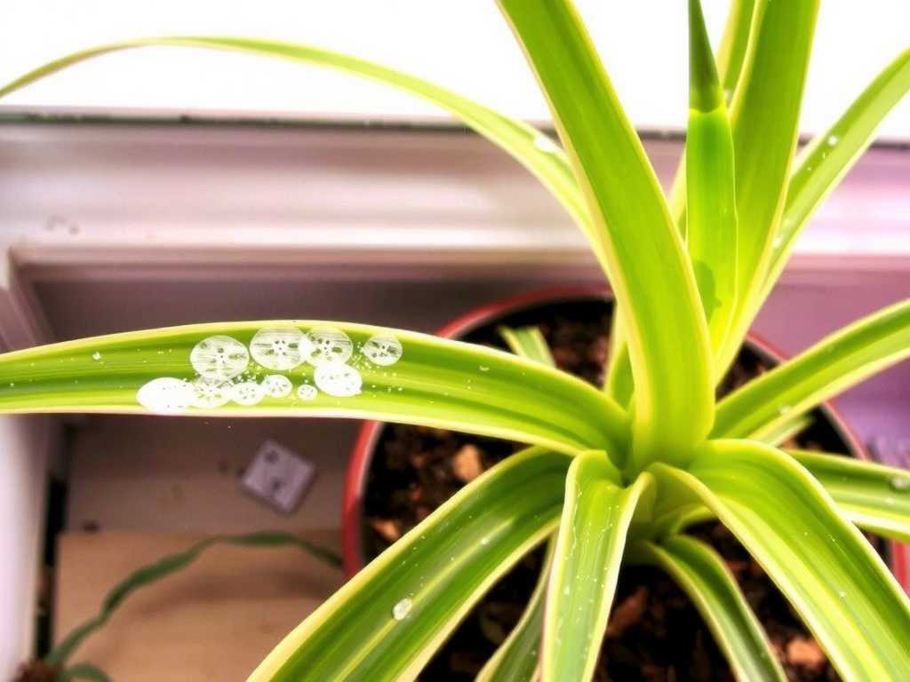 Mold on Spider Plant Leaf Undersides: Ventilation and Dehumidification Treatment Tips(1)