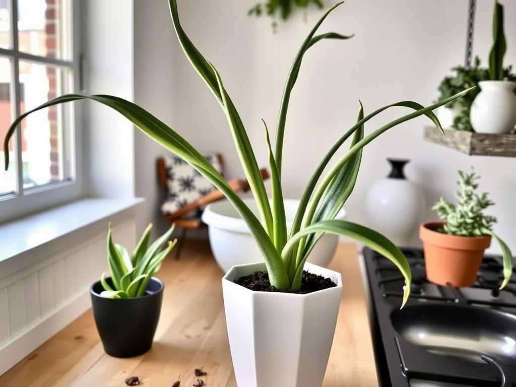 Kitchen Spider Plant Care: Advantages & Notes for Oil Fume Absorption