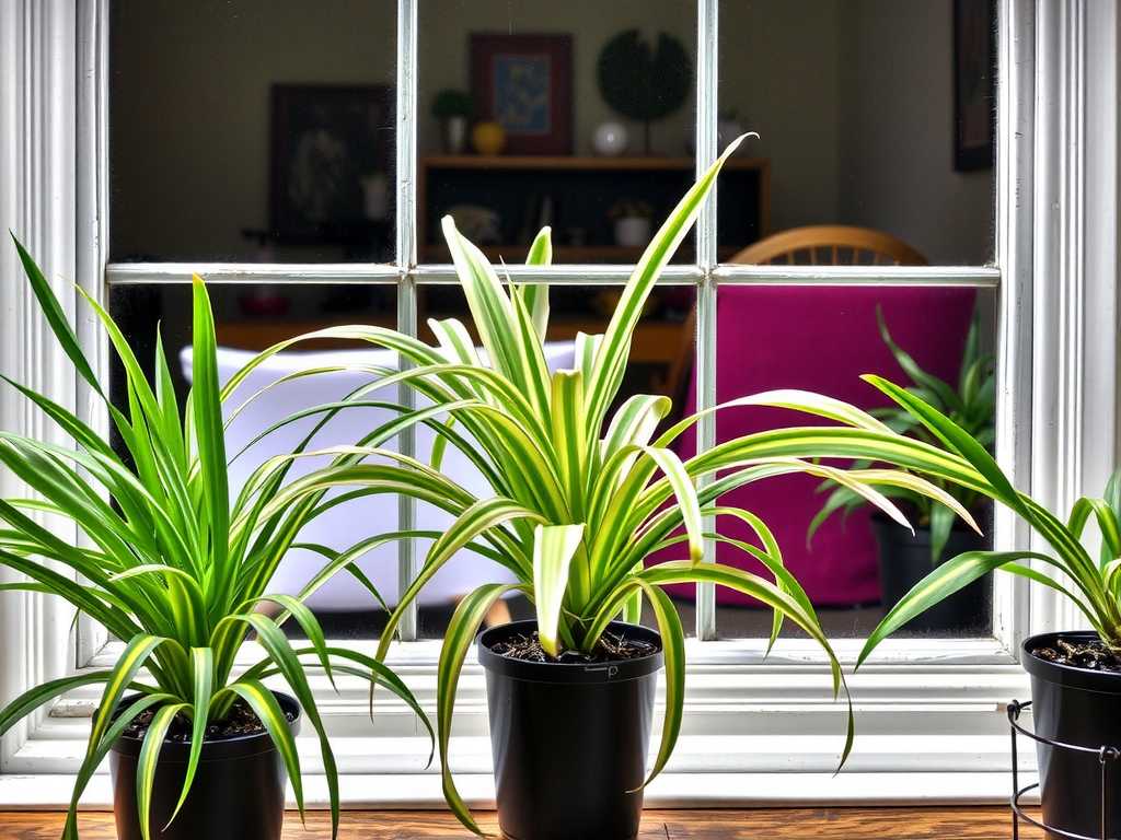Spider Plant Light Exposure in Winter: Key Notes for South-Facing Windowsill Placement