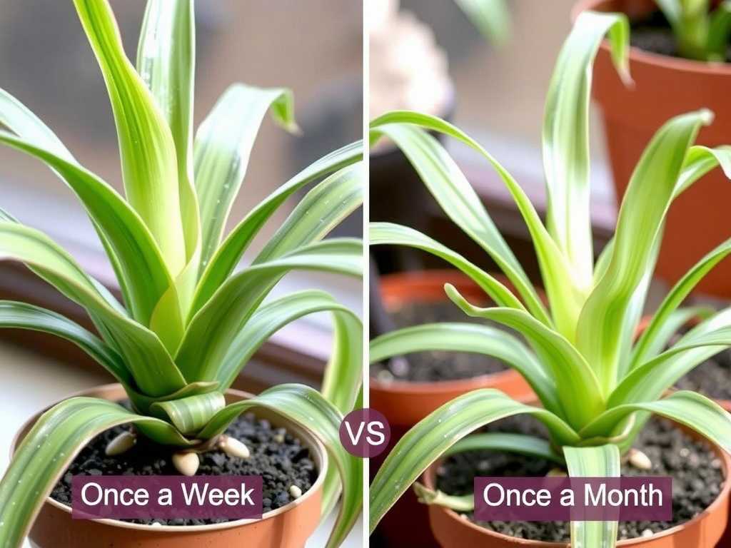 Long-Term Indoor Spider Plant Care: Frequency of Outdoor Relocation (Once a Week vs. Once a Month)(1)