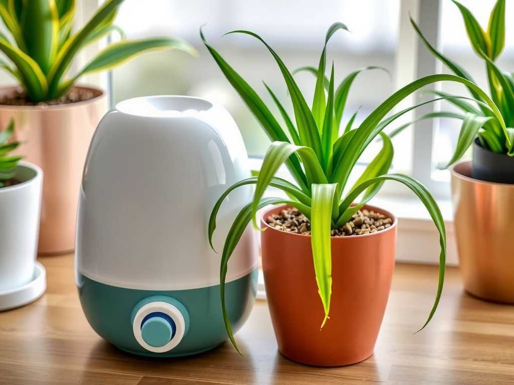 Spider Plant Winter Humidity: Humidifier Placement & Usage Duration