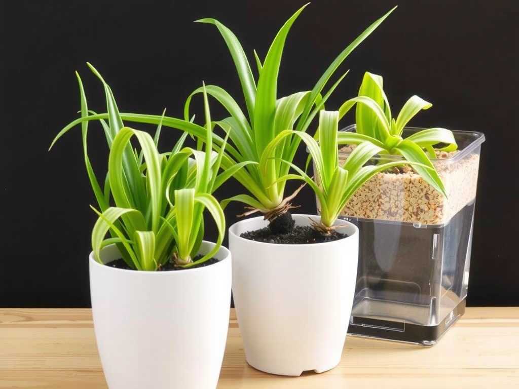 Spider Plant Repotting in Spring: New Pot Selection (Size vs. Material)