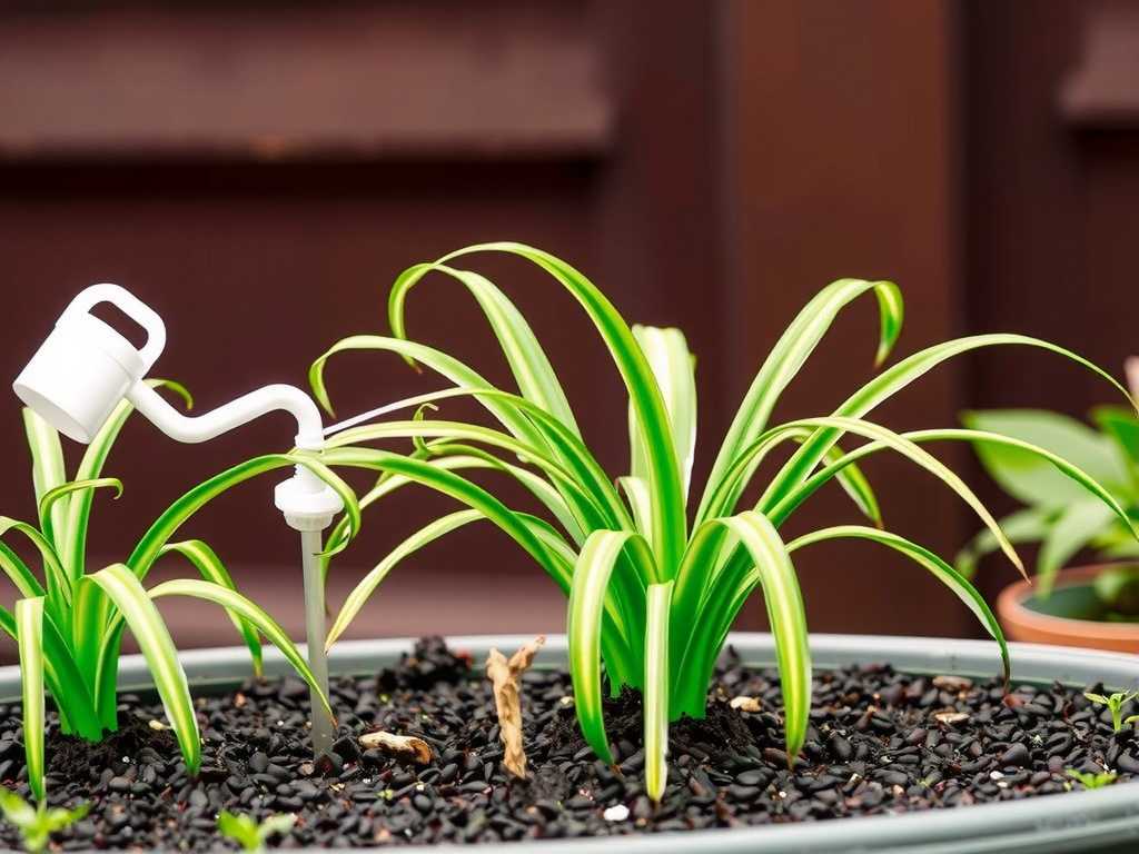 Spider Plant Watering Tools: Advantages of Long-Spout Watering Cans(1)