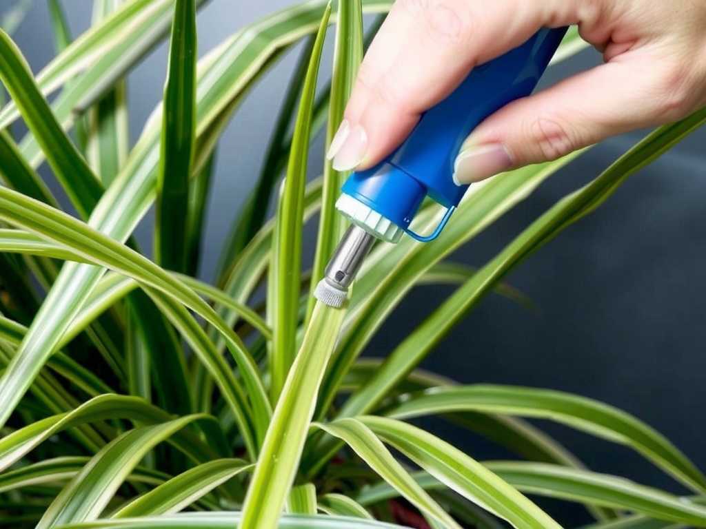 Spider Plant Leaf Cleaning: Selection & Usage of Specialized Leaf Cleaners(1)