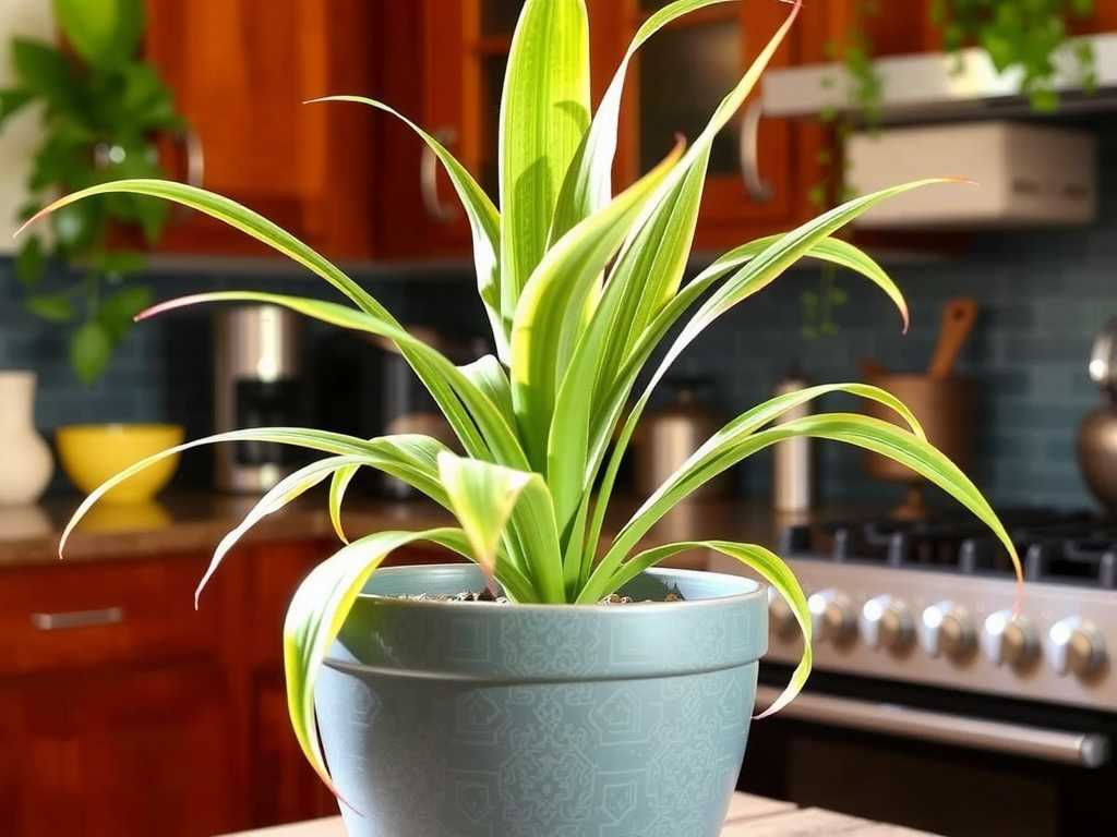 Kitchen Spider Plant Care: Oil Fume Removal Tips via Regular Leaf Cleaning