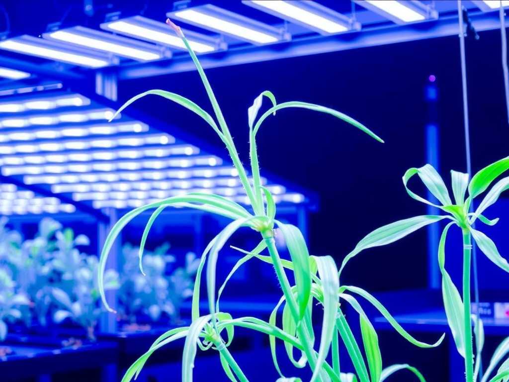 Spider Plant Light Exposure in Winter: Grow Light Wattage Selection & Usage Duration(1)