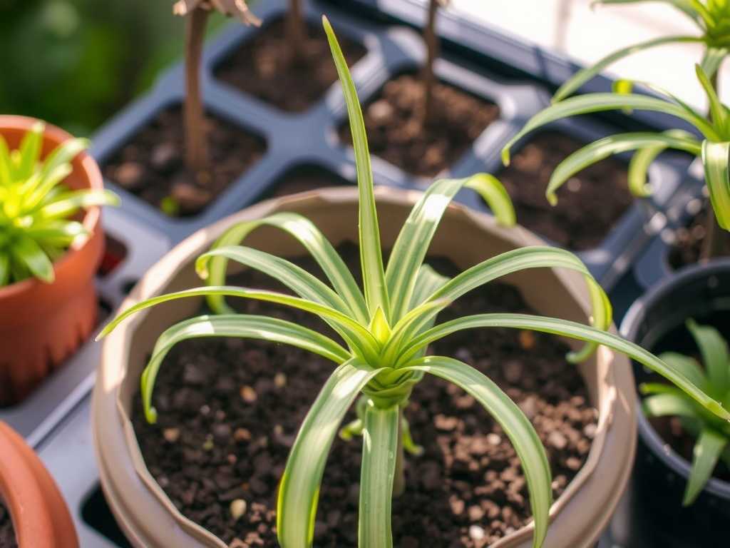 Spider Plant Watering in Autumn: Gradual Frequency Reduction Adjustment(1)