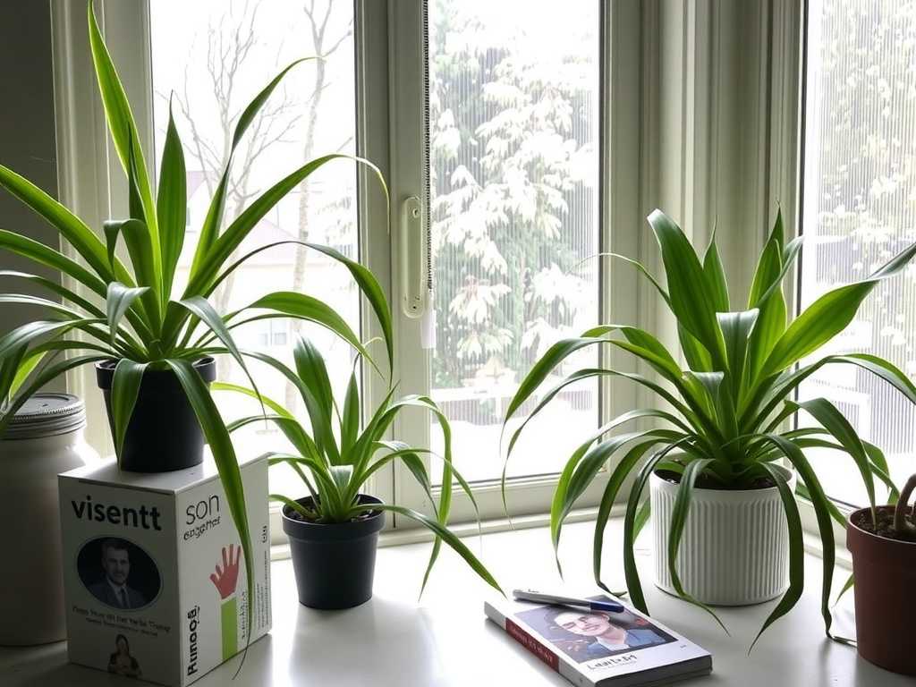 Spider Plant Light Exposure in Winter: Placement Duration on South-Facing Windowsills(1)