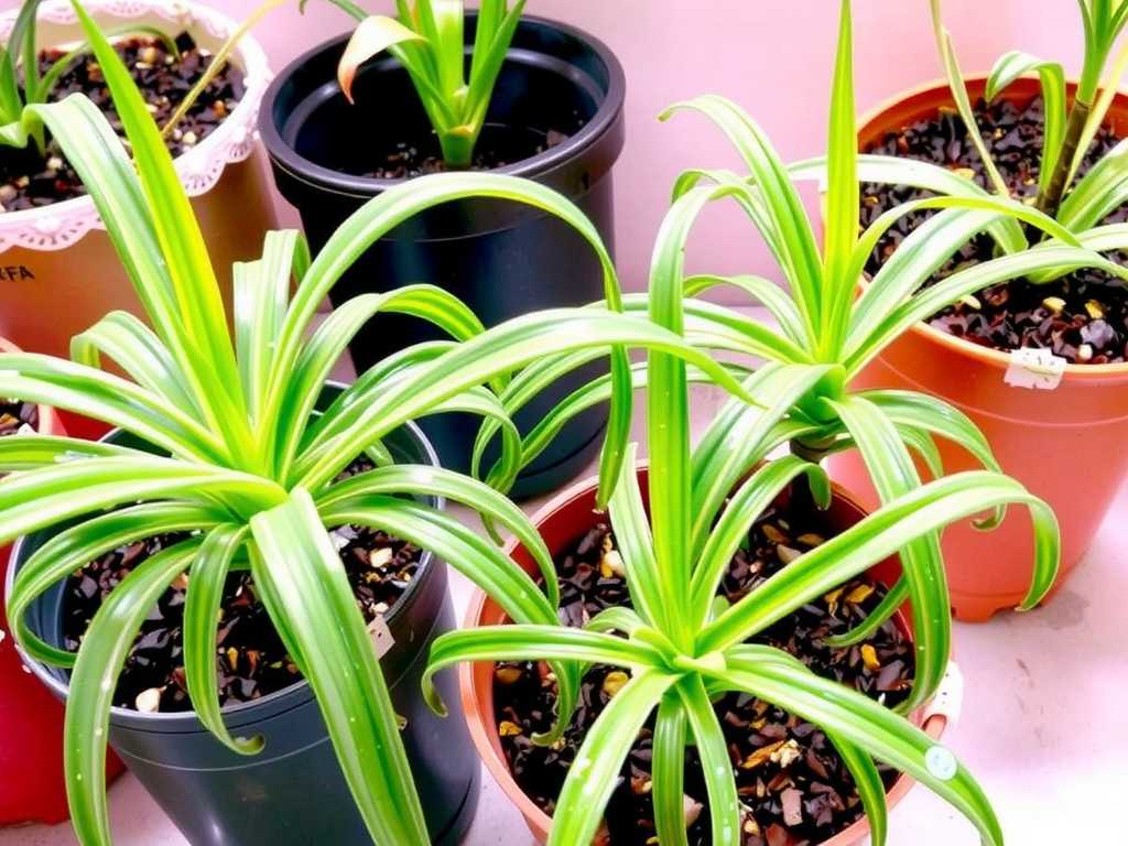 Spider Plant Watering in Summer: Temperature Control for Morning & Evening Watering(1)