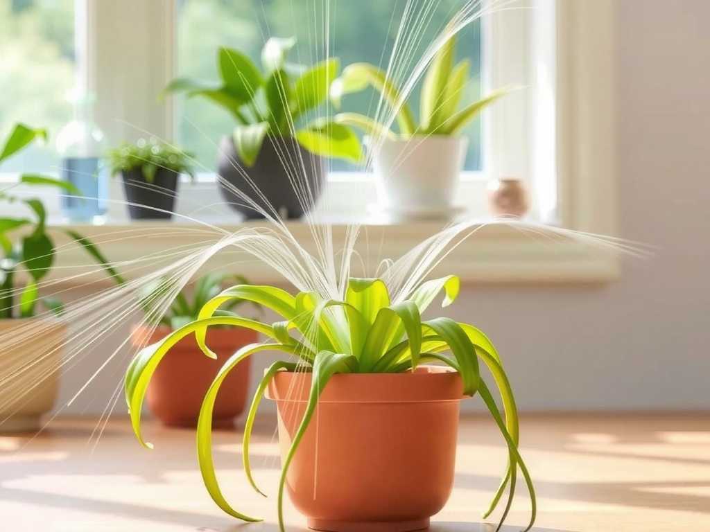 Spider Plant Humidity Management: Spray Humidification Methods for Dry Environments(1)