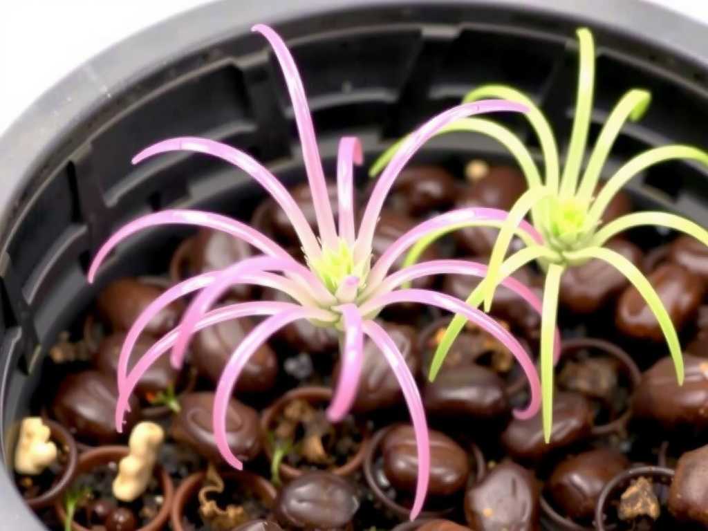 Care for Mini Spider Plants: Watering and Light Control During Seedling Stage