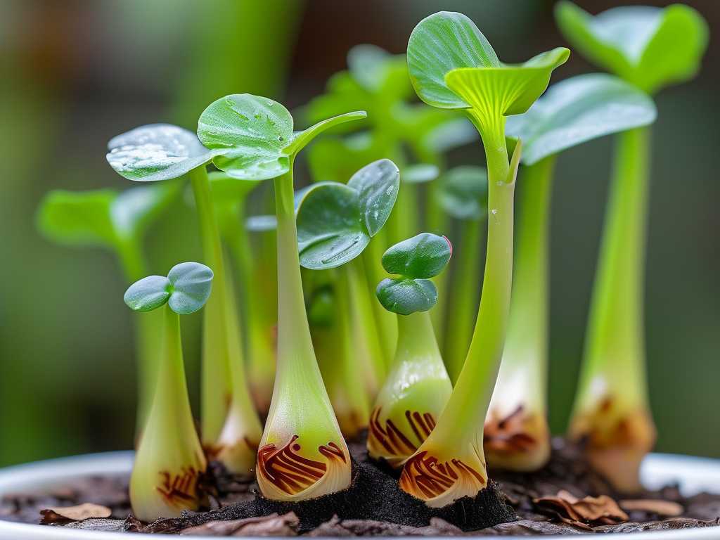 Chlorophytum cutting propagation: branch leaf number (1-2 leaves)(1) Chlorophytum cutting propagation: branch leaf number (1-2 leaves)(1)