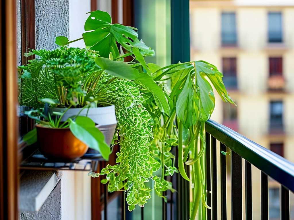 Chlorophytum on north-facing balcony: grow light use duration (10 hours daily) Chlorophytum on north-facing balcony: grow light use duration (10 hours daily)