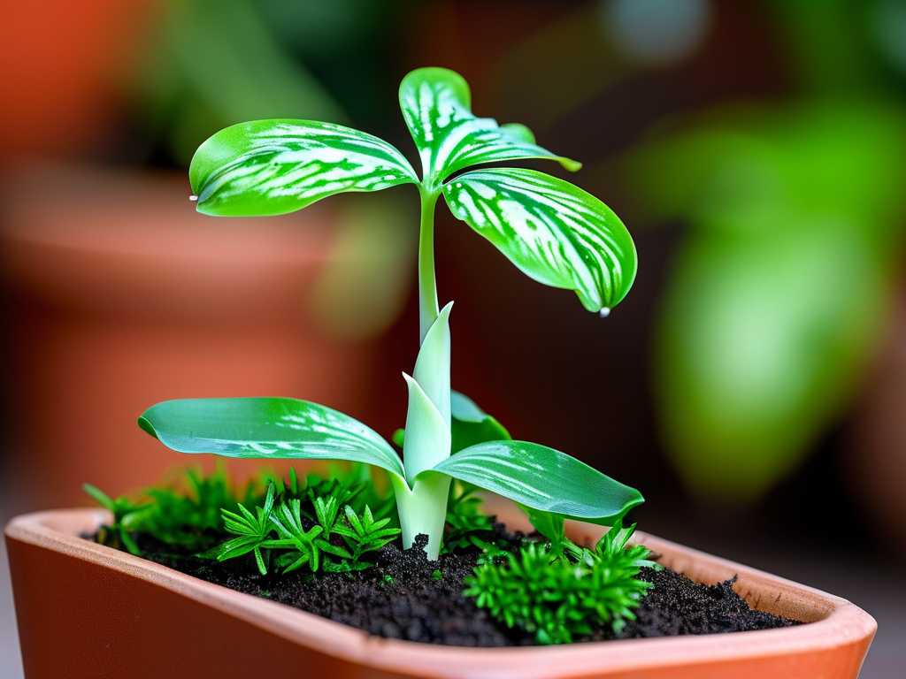 Chlorophytum soilless cultivation: nutrient solution frequency (once every 7 days)(1)