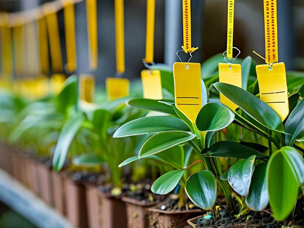 Chlorophytum aphid control: yellow sticky trap use (hang above plants)
