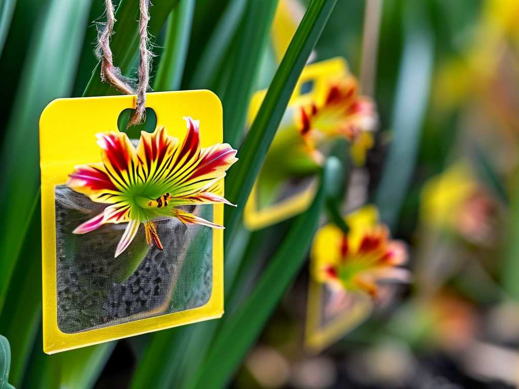 Chlorophytum aphid control: yellow sticky trap use (hang above plants)(1) Chlorophytum aphid control: yellow sticky trap use (hang above plants)(1)