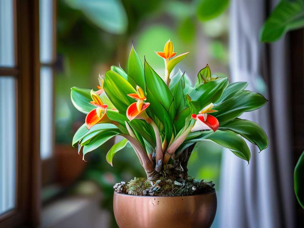 Pet-friendly Chlorophytum: high placement out of pet reach