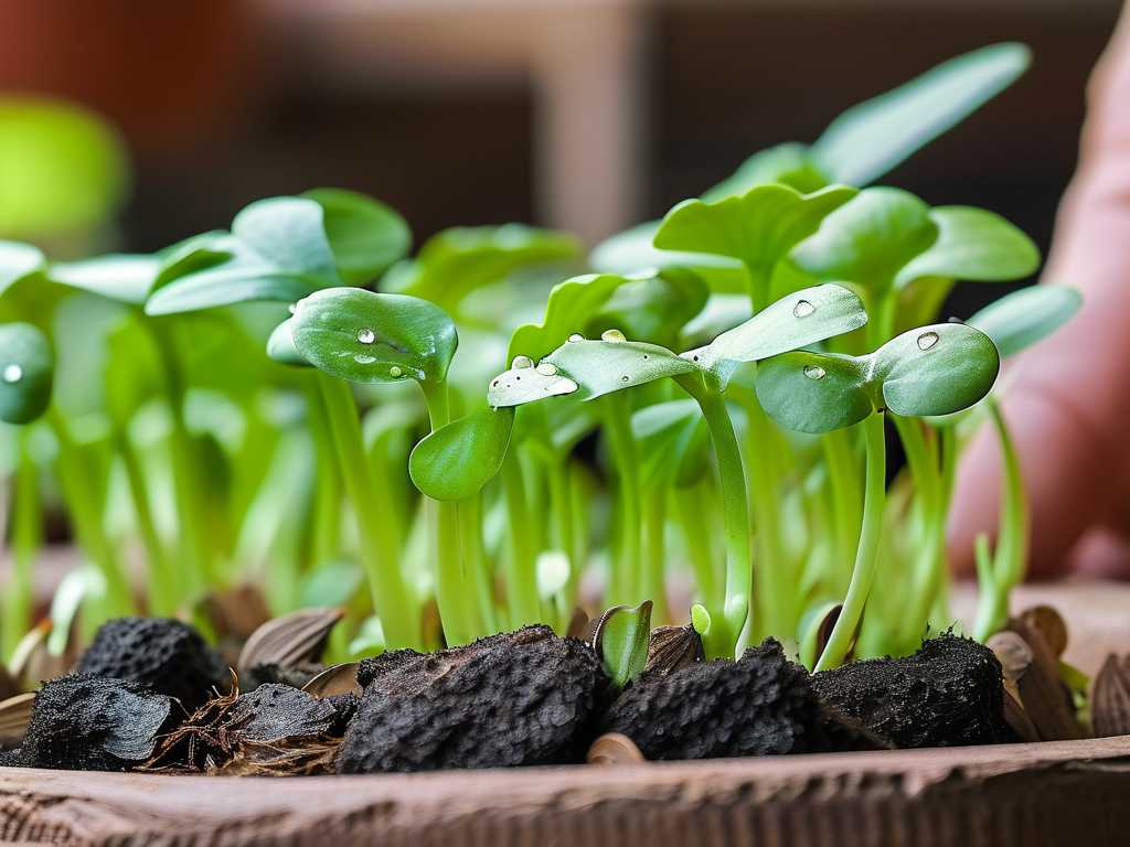 Chlorophytum seed propagation: germination sowing method (dot sowing) Chlorophytum seed propagation: germination sowing method (dot sowing)