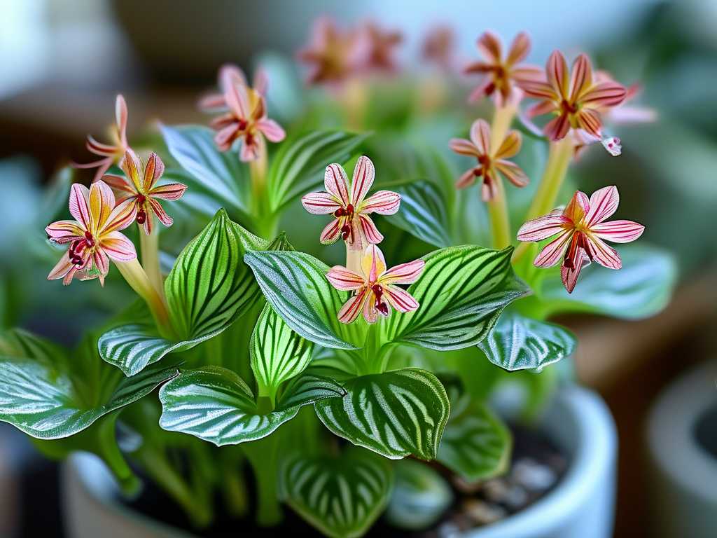 Silver-edged Chlorophytum care: light control to maintain stripes (5h scattered light)