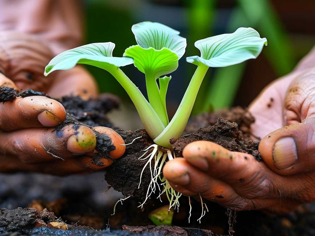 Chlorophytum root rot: root pruning skills (keep healthy roots)