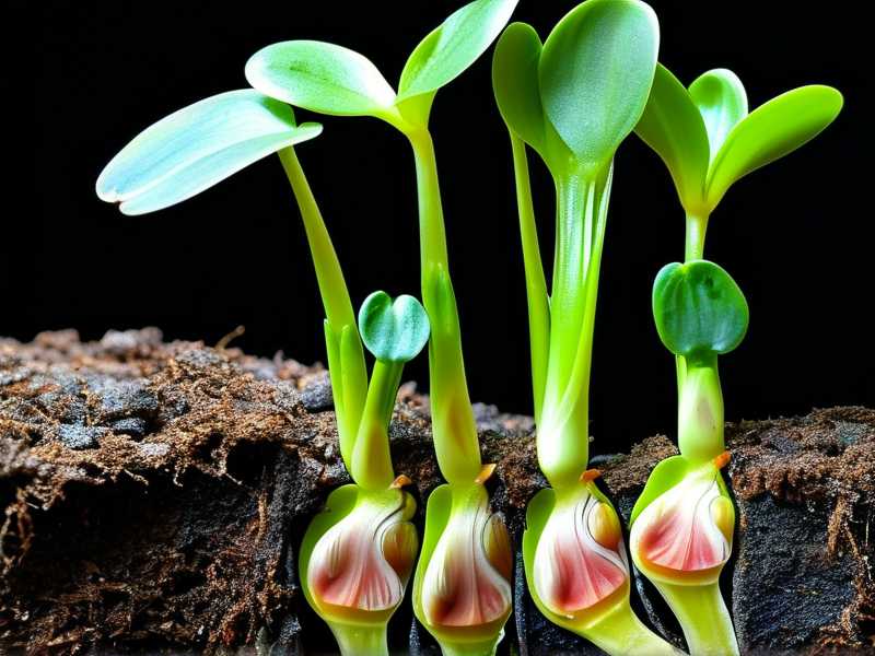 Chlorophytum division propagation: seedling recovery time after division (7-10 days)