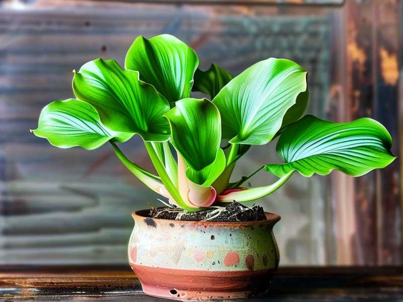 Old stem Chlorophytum care: pruning method to promote new leaves
