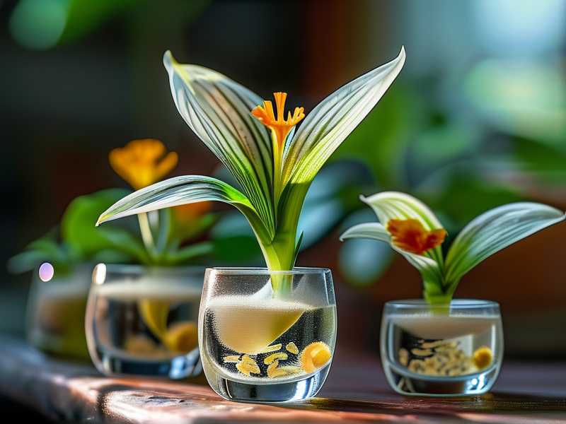 Chlorophytum scale control: buprofezin dilution ratio (1:1000)