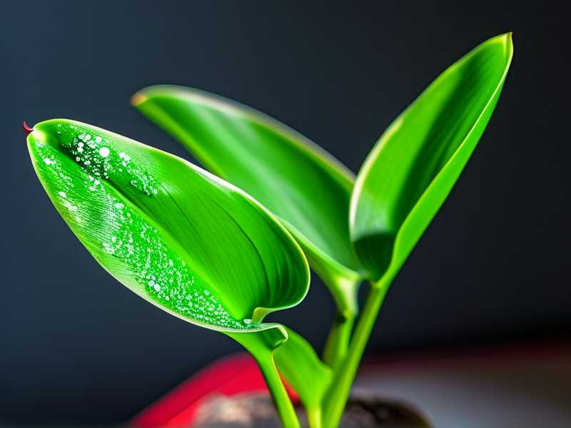 Chlorophytum soft leaves: spraying time for insufficient humidity (morning and evening)